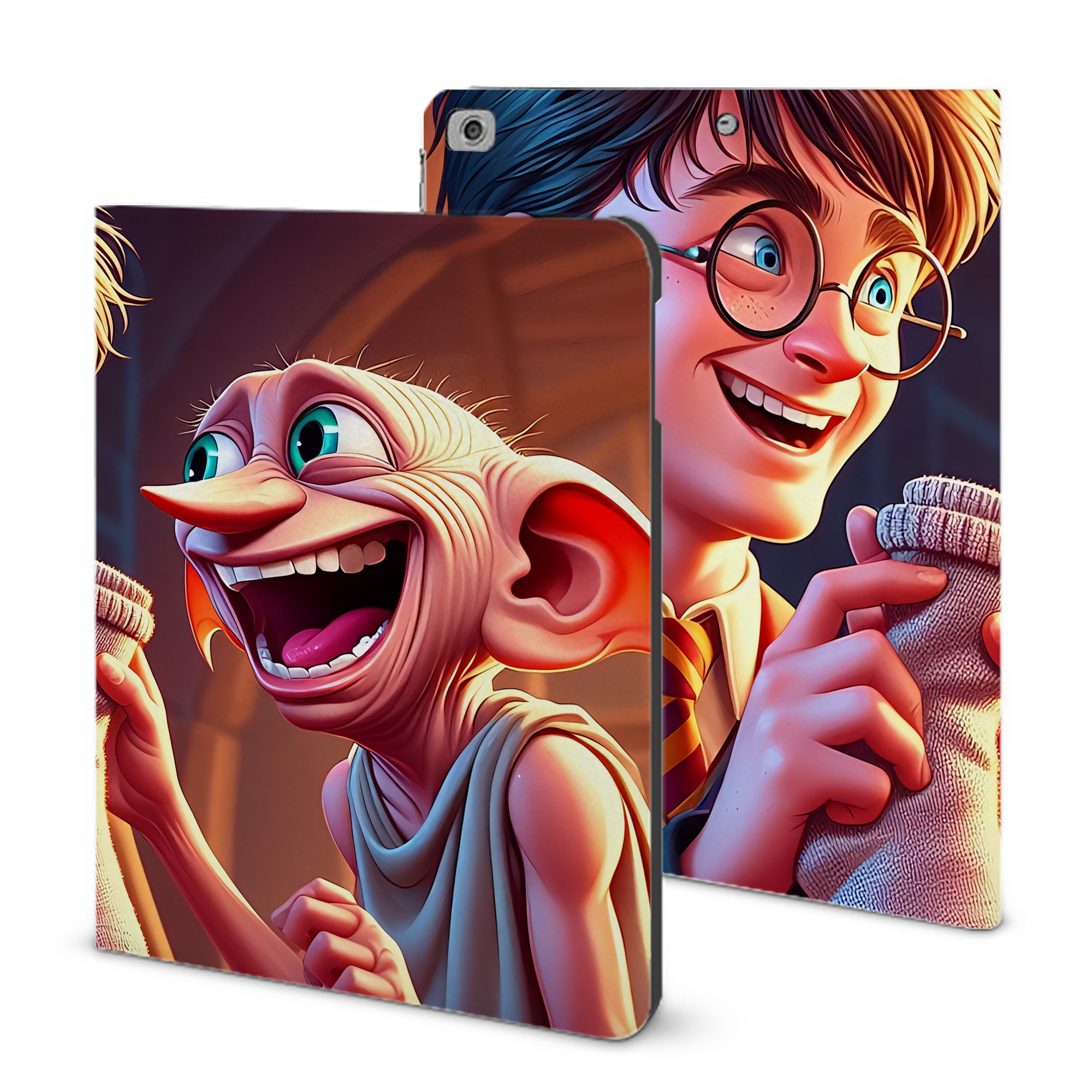 （画像用） Harry Potter ハリー・ポッターシリーズ IPad ケース ブック型 PUレザー TPU 耐衝撃 軽量 薄型 ペン収納なし 全面保護 IPad 各モデル対応